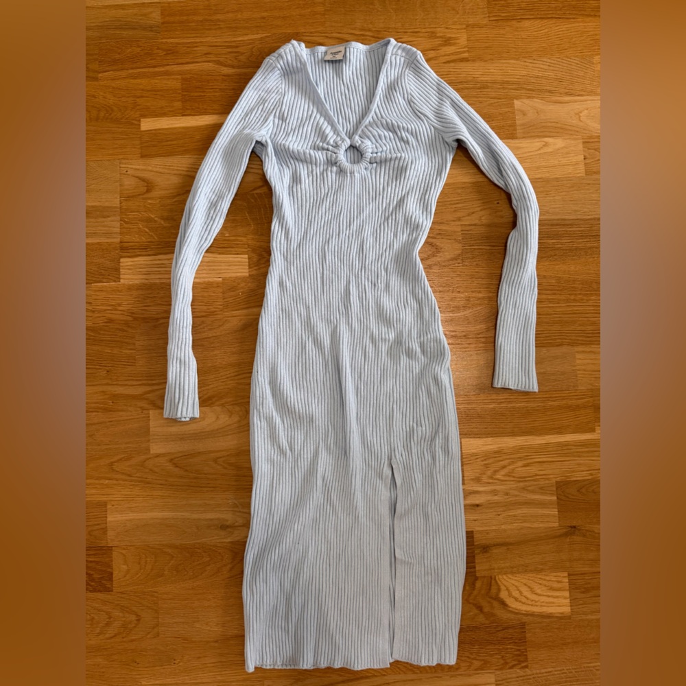 Abercrombie Ribbed Long Sleeve Sweater Dress